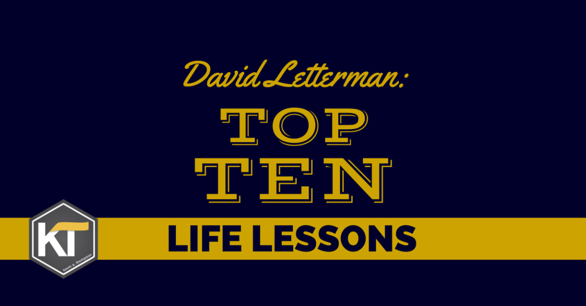 David Letterman: Top Ten Life Lessons