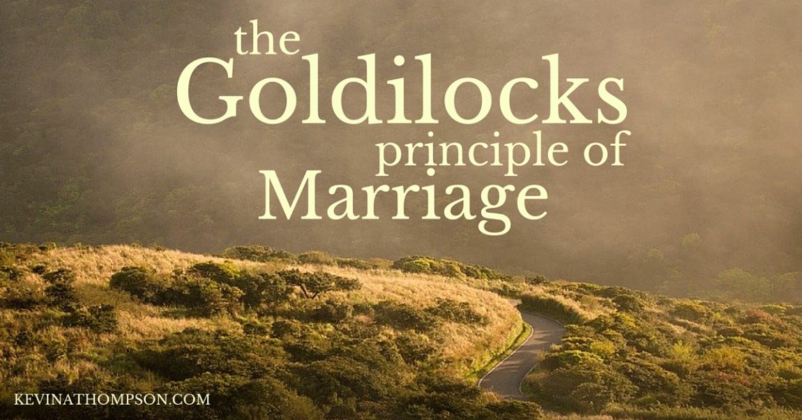 The Goldilocks Principle of Marriage