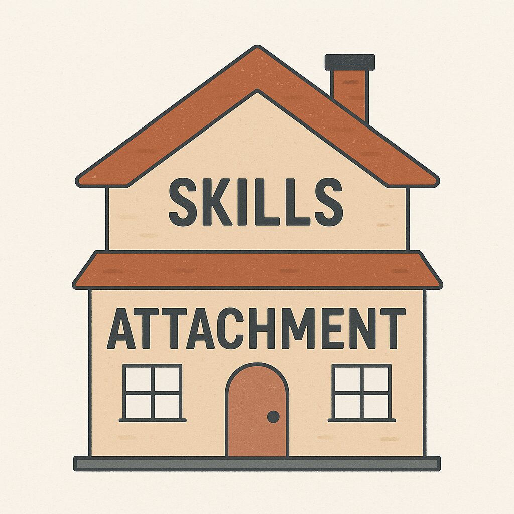 The Two-Story Marriage: Attachment then Skills